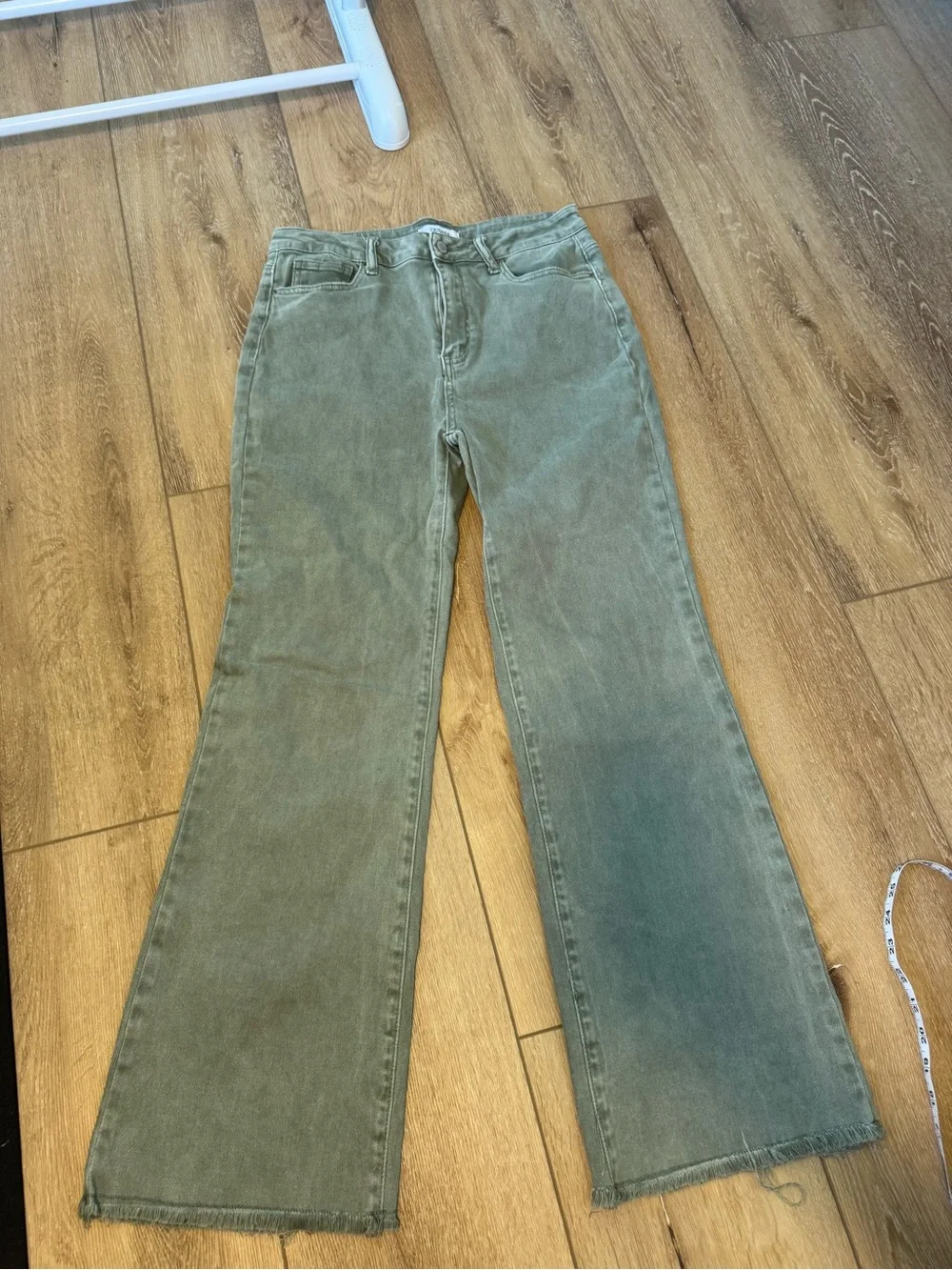 Zenana Jeans Green Womens size Large (size 10-12)